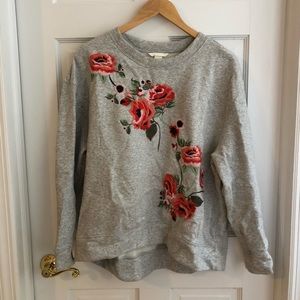 HM embroidered sweatshirt